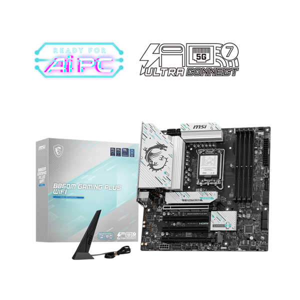 GEPA PC Ultra 5 225F B860M GAMING PLUS WIFI 16GB RAM 1TB SSD 5060 GPU 700W