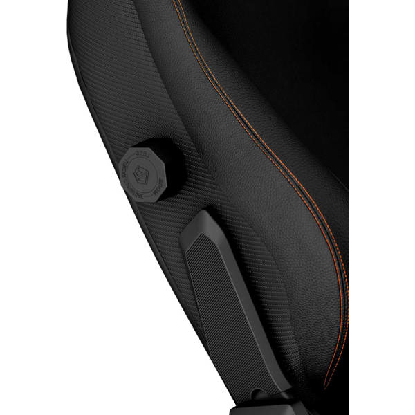 AndaSeat Chair Kaiser 3, PVC leather, 4D-Armrests, black