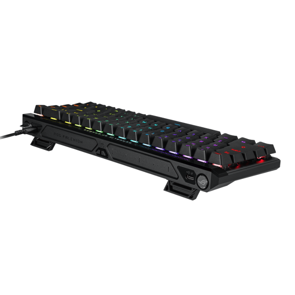 ASUS Keyboard mechanical ASUS ROG Falchion Ace 75 HE, 83key, HFX  V2 Magnetic Switches, USB-A, EN, RGB, black