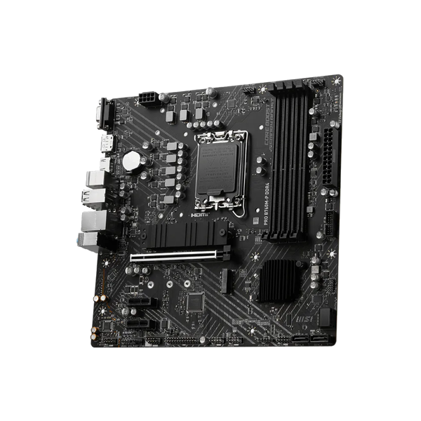 MSI Motherboard PRO B760M-P DDR4 s1700 B760 4xDDR4 M.2 HDMI DP D-Sub mATX