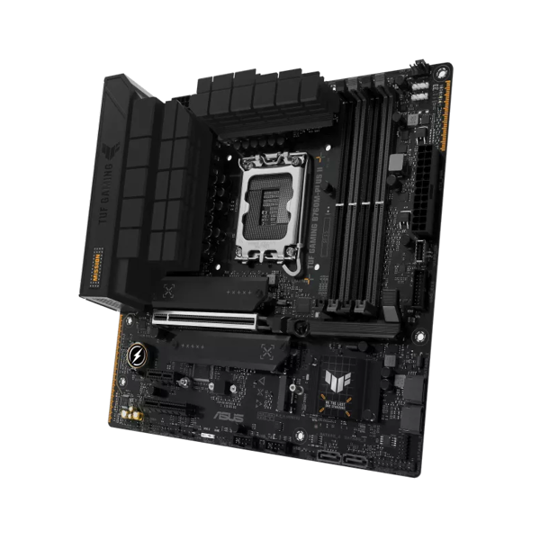 ASUS Motherboard TUF GAMING B760M-PLUS II s1700 B760 4xDDR5 M.2 HDMI DP mATX