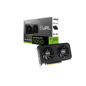 ASUS Graphic Card GeForce RTX 5050 8GB GDDR6 OC DUAL-RTX5050-O8G
