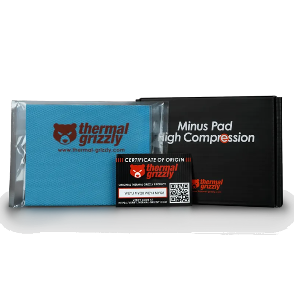 Thermalgrizzly TG Minus Pad Basic - 100x100x2,0mm 2 pcs TG-MP-B-100-100-20-2