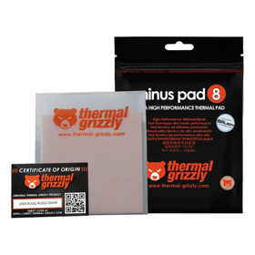 Thermalgrizzly TG Minus Pad 8 - 100x 100x 0,5 mm TG-MP8-100-100-05-1R