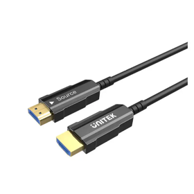 სადენი,  C11072BK-20M, UNITEK, 20M, HDMI2.0 Active Optical Cable.