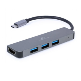 ადაპტერი: Gembird A-CM-COMBO2-01 USB Type-C 2-in-1 multi-port adapter (Hub + HDMI)