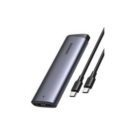 მყარი დისკის ქეისი UGREEN CM767 (35267), M.2 NVMe SSD Enclosure, Grey