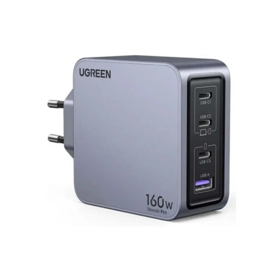 მობილურის დამტენი UGREEN X763 (25877) Nexode Pro, 160W, Type-C, USB, Grey