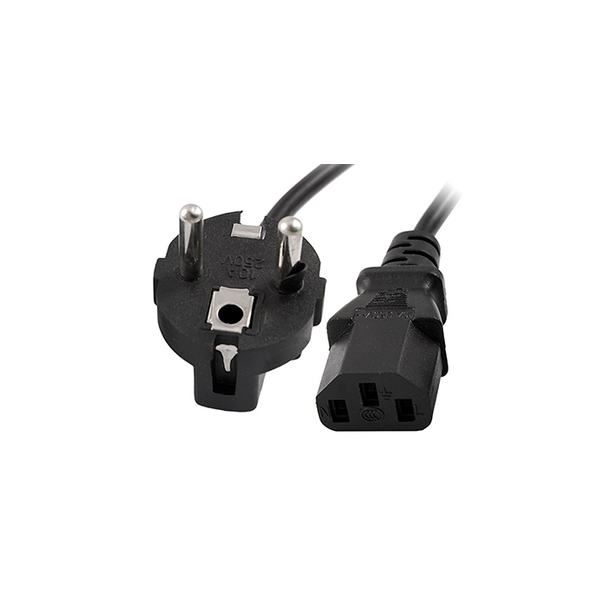კვების კაბელიCord Cables EU plug power cord (personal computer). Pure copper 3m (Wire cross section at least 1mm)