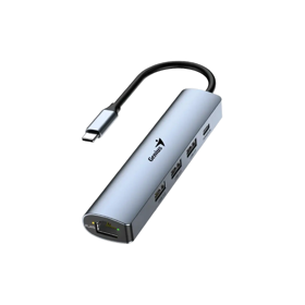 Genius 5-in-1 USB 3.0 Hub with Gigabit Ethernet