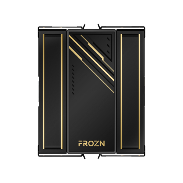 პროცესორის ქულერი - ID COOLING -FROZN  A410 Black Gold (GLD) CPU COOLER WITH 120mm PWM Fan
