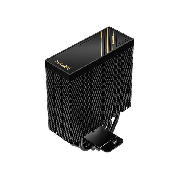პროცესორის ქულერი - ID COOLING -FROZN  A410 Black Gold (GLD) CPU COOLER WITH 120mm PWM Fan