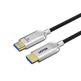 C11092ASL01-15M, UNITEK, HDMI2.0 ოპტიკური  Male to Male კაბელი 15M,.
