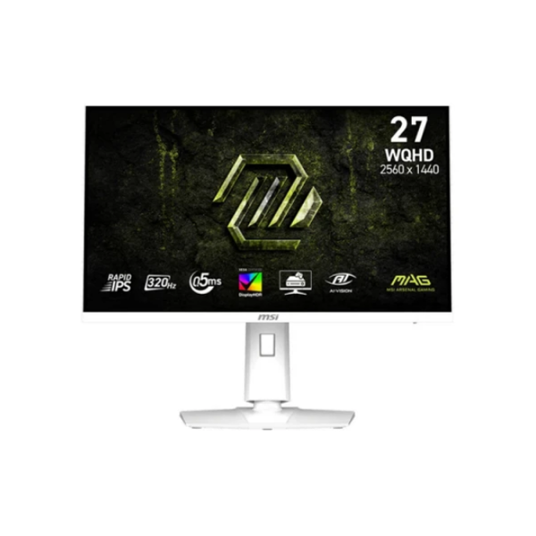 9S6-3CE49H-031 MSI  QHD 27FQ 27"Rapid IPS2560x1440 320Hz 0.5ms (Min.) HDR 400  2xHDMI 2.1, 1xDP 1.4a 100x100mm Powe
