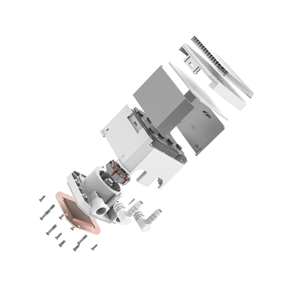 პროცესორის ქულერი - ID COOLING - DX360 White