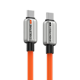 CABLETIME CT-CM240-ZSW2 PD240W USB C Cable   2M