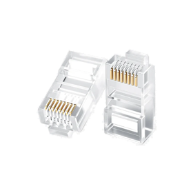 CABLETIME CT-RC6F-P100 Cat.6 FTP RJ45 Modular Plug Transparent   
