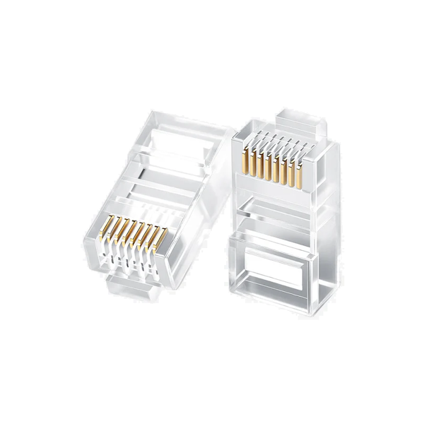 CABLETIME CT-RC6F-P100 Cat.6 FTP RJ45 Modular Plug Transparent   