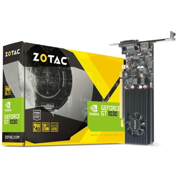 Videocard ZOTAC GeForce GT 1030 2GB GDDR5 Low Profile