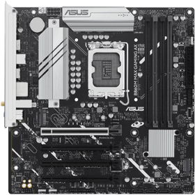 ASUS Motherboard B860M MAX GAMING AX s1851 B860 4xDDR5 M.2 DP USB Type-C Wi-Fi BT mATX
