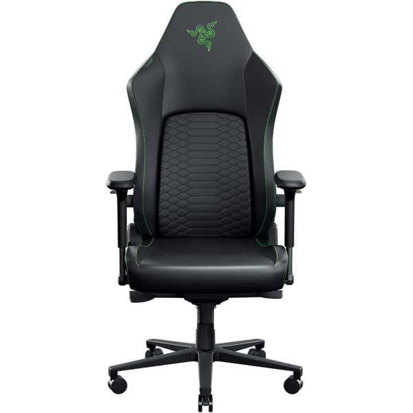 Razer chair Iskur V2 NewGen, EPU leather with CoolTouch™, 4D-Armrests, black-green