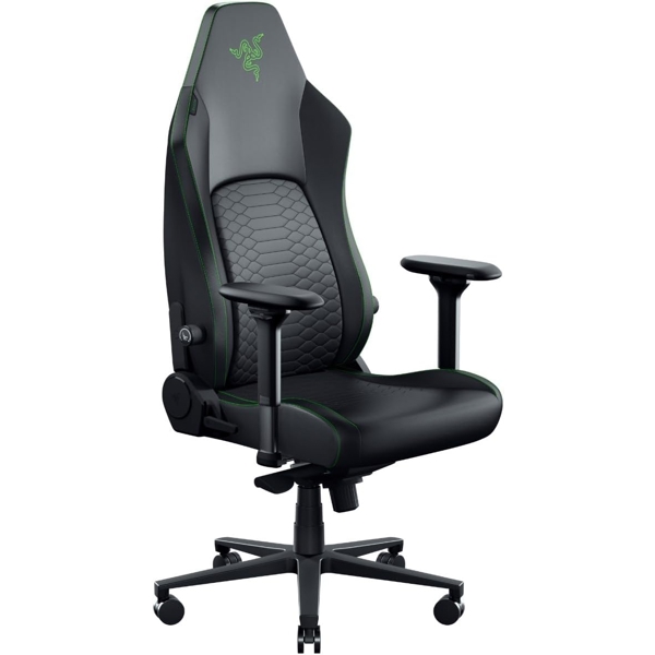 Razer chair Iskur V2 NewGen, EPU leather with CoolTouch™, 4D-Armrests, black-green