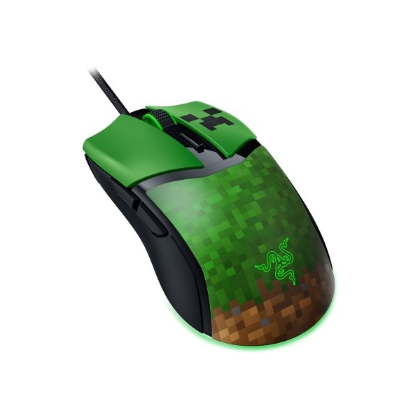 Razer Mouse Cobra, RGB, USB-A, Minecraft Ed.
