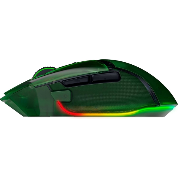 Razer Mouse Basilisk V3 Pro 35K, RGB, USB-A/WL/BT, Phantom Green Ed.