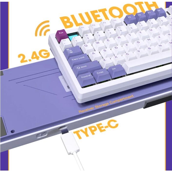 Darmoshark TOP75 Trio-mode Kailh Mechanical Switch White