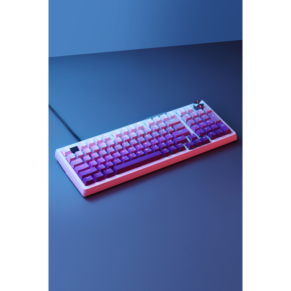 Darmoshark TOP98 Wired Linear optical switch RGB Gaming Keyboard White
