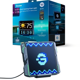 Govee H8630 LED Gaming Pixel Light 32x32 Pixels, RGBIC, WI-FI/Bluetooth, сірий