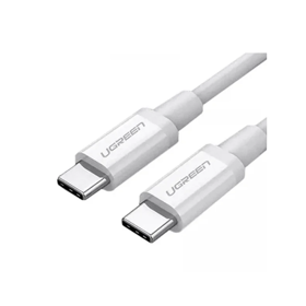 USB კაბელი UGREEN 60518 Type C 2.0 Male To Male Cable Usb Type C Charging Cable 1m (White)