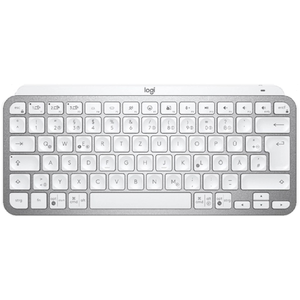 კლავიატურა,  MX keys mini, Logitech, Bluetooth Illuminated,PALE GREY. L920-010502