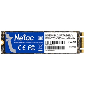 მყარი დისკი N535N NETAC, 512GB, M.2 SATA 2280 NT01N535N-512G-N8X, ,3D NAND, R/W up to 540/490MB/s