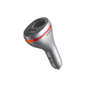 მანქანის დამტენი UGREEN CD204 (60712), 84W, USB, Type C, Grey