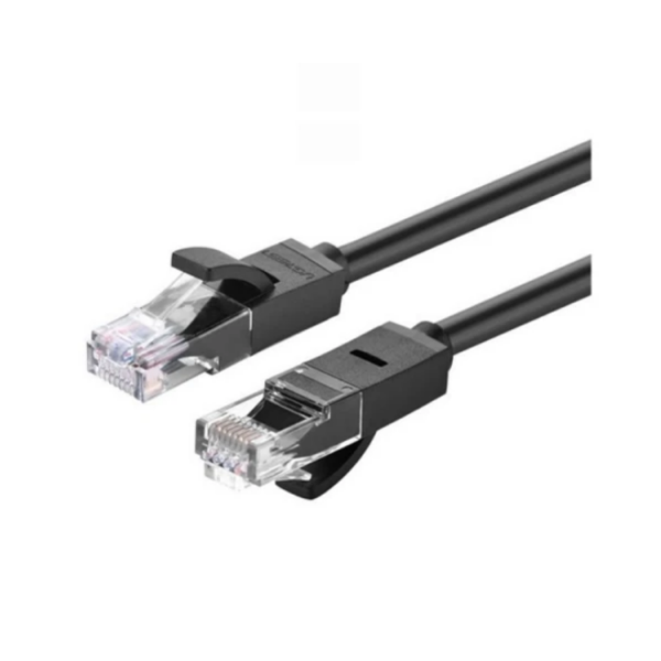ქსელის კაბელი UGREEN NW102 (20160) Cat6 Patch Cord UTP Lan Cable 2m (Black)
