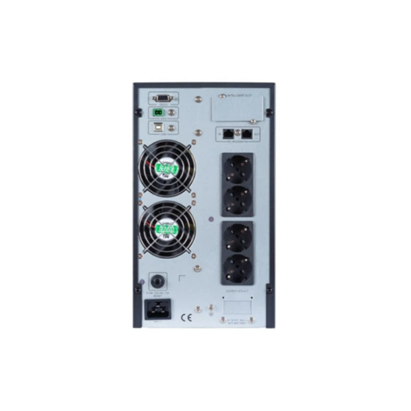 უწყვეტი კვების წყარო: EAST EA903PS 3KVA/2700W with integrated 6x9Ah battery Online UPS Tower