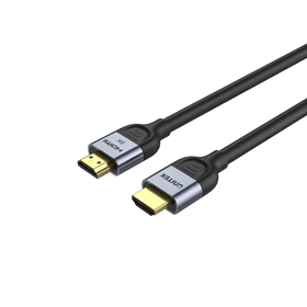 კაბელი, C11086GY01, UNITEK, 2M, HDMI2.1 Male to Male Gaming 8K 60Hz კაბელი. C11086GY01-2M