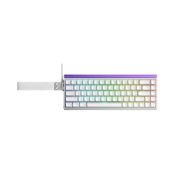 კლავიატურა: AULA HERO68 RGB Gaming Keyboard White (Meteor Magnetic Switch)
