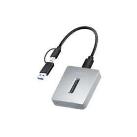 დოქ სადგური: Logilink QP0034 1-Port USB 3.2 Gen2 10 Gbit/s M.2 NVMe (PCIe) Docking Station Aluminium