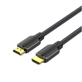 VENTION ALLBL Cotton Braided 4K/30Hz HDMI Male to Male Cable 10M Black