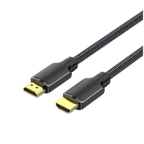VENTION ALLBL Cotton Braided 4K/30Hz HDMI Male to Male Cable 10M Black