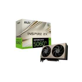 ვიდეო ბარათი MSI GeForce RTX 5060 Ti INSPIRE 2X OC 16GB GDDR7(912-V535-007)