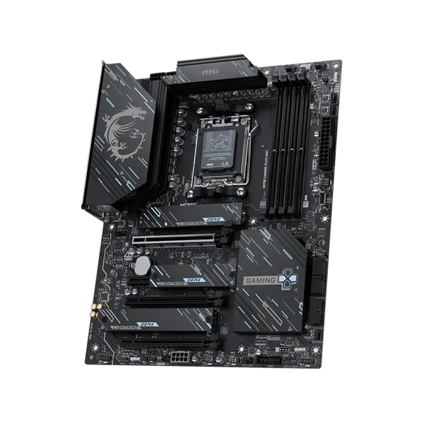 MSI Motherboard X870E GAMING PLUS WIFI sAM5 X870E 4xDDR5 M.2 HDMI WiFi BT ATX