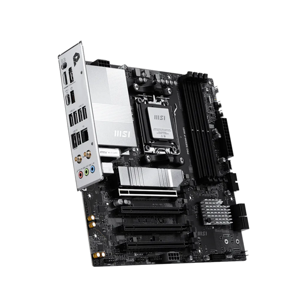 MSI Motherboard PRO B850M-P WIFI sAM5 B850 4xDDR5 M.2 HDMI DP Wi-Fi BT mATX