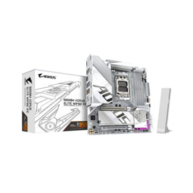 GIGABYTE Motherboard B850M AORUS ELITE WF6E ICE sAM5 B850 4xDDR5 M.2 Wi-Fi BT mATX