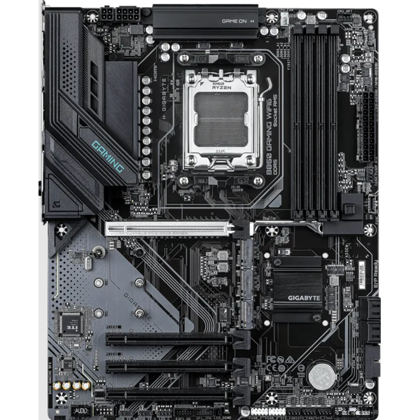 GIGABYTE Motherboard B850 GAMING WF6 sAM5 B850 4xDDR5 M.2 Wi-Fi BT HDMI DP ATX