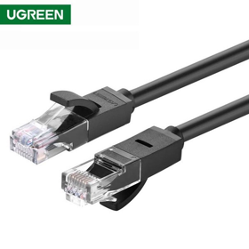 ქსელის კაბელი UGREEN NW102 (60545) Cat 6 Patch Cord UTP Lan Cable 1.5m (Black)