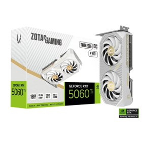 ZOTAC Graphic Adapter GeForce RTX 5060 Ti 16GB GDDR7 Twin Edge OC White Edition