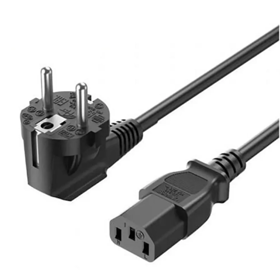 VENTION ZCJBAC 3-Prong Power Cord cable 1.8M C13 Connector EU Plug